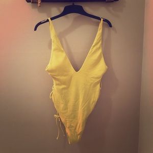 One piece bathing suit